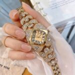 LA733L Water Resistant Watch, Gold Color