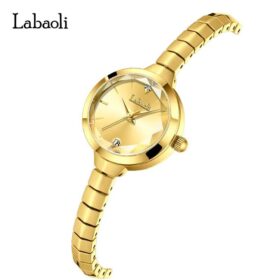 ساعة Labaoli النسائية الرقيقة - لون ذهبي (موديل LA823L-G03)