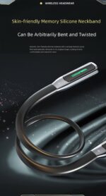 Tourace Wireless Sports Neckband Headphone with 20+ Hours Battery & LED Display - Image 8