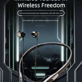 Tourace Wireless Sports Neckband Headphone with 20+ Hours Battery & LED Display