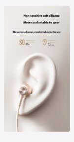 Tourace Wireless Sports Neckband Earphone (Premium White) - LED Digital Display & Bluetooth V5.4 - Image 10