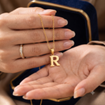 Delicate Initial 'R' Pendant Necklace - Image 3